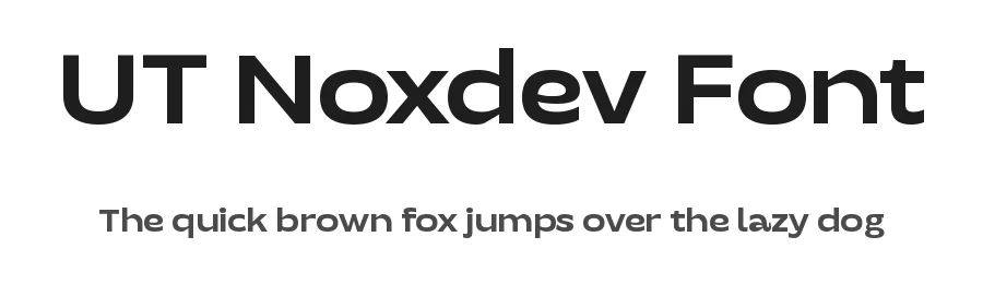 UT Noxdev Font by Universitype — Sans Serif Font