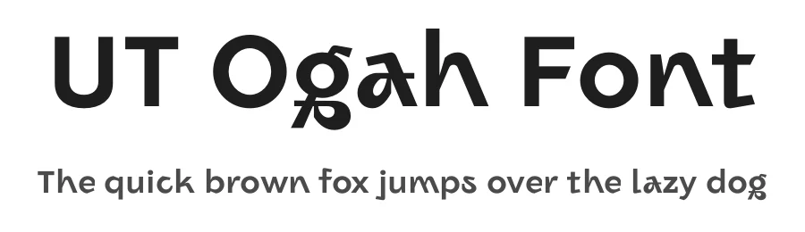 UT Ogah Font by Universitype — Sans Serif Font