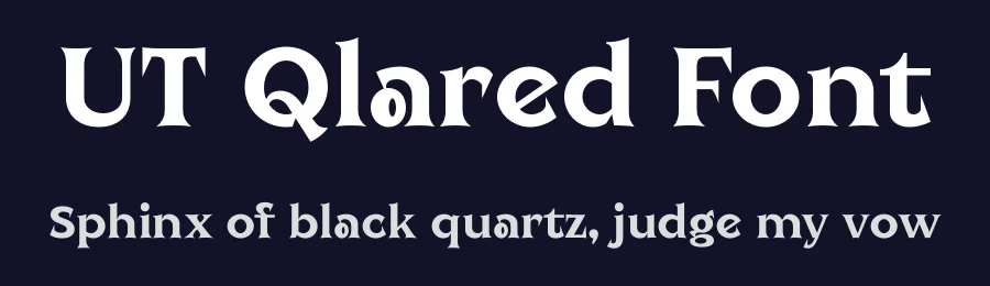 UT Qlared Font by Universitype — Display Font — thumbnail 2