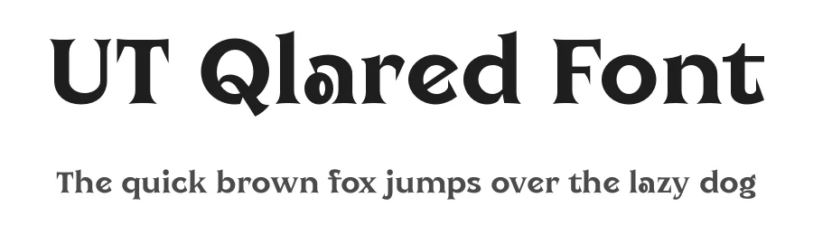 UT Qlared Font by Universitype — Display Font