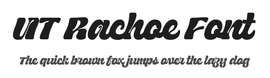UT Rachoe Font by Universitype — Display Font