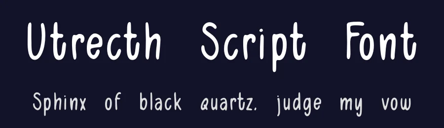 Utrecth Script Font by 38.lineart — Script Handwritten Font — thumbnail 2