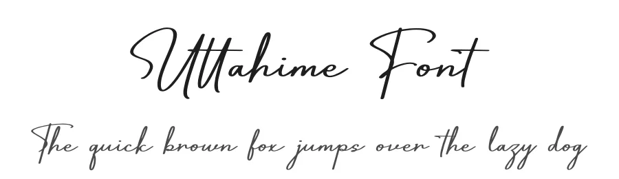 Uttahime Font by Gracetypestudio — Script Handwritten Font