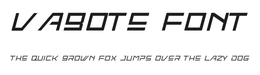 Vabote Font by albert_kalingga — Display Font