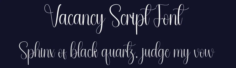 Vacancy Script Font by andikastudio — Script Handwritten Font — thumbnail 2