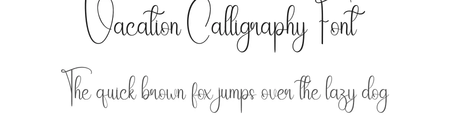 Vacation Calligraphy Font by andikastudio — Script Handwritten Font