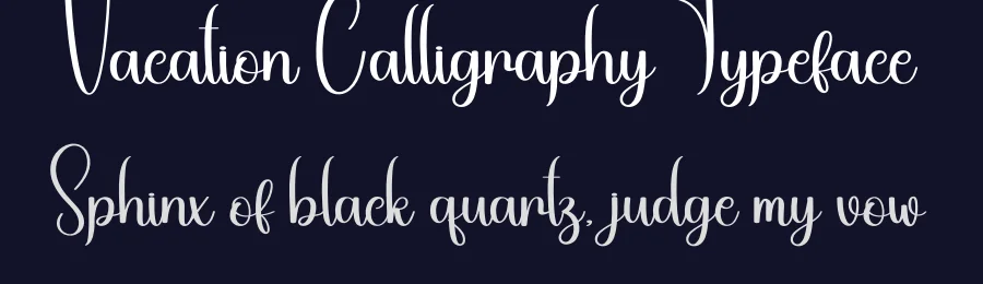 Vacation Calligraphy Typeface by andikastudio — Script Handwritten Font — thumbnail 2