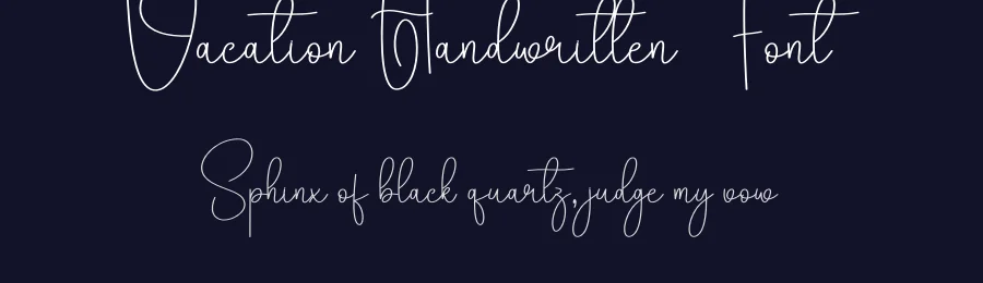 Vacation Handwritten Font by andikastudio — Display Font — thumbnail 2