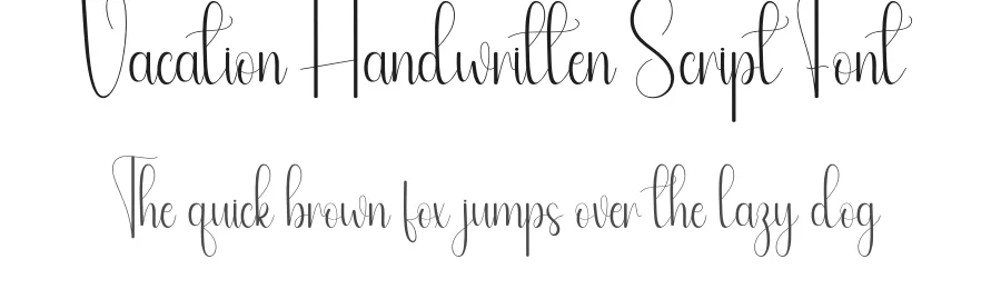 Vacation Handwritten Script Font by andikastudio — Script Handwritten Font