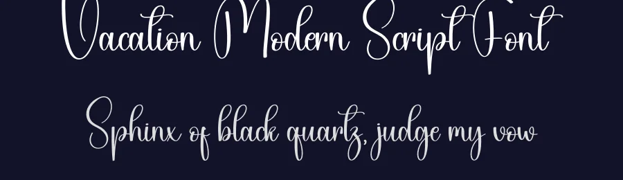 Vacation Modern Script Font by creativeletter — Script Handwritten Font — thumbnail 2