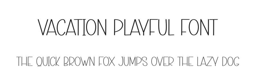 Vacation Playful Font by creativeletter — Script Handwritten Font