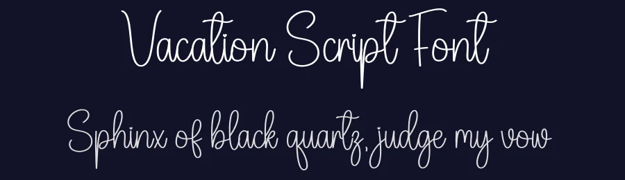 Vacation Script Font by creativeletter — Script Handwritten Font — thumbnail 2
