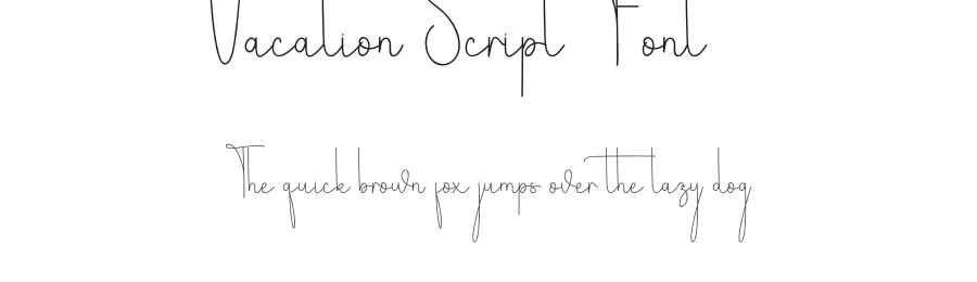 Vacation Script Font by andikastudio — Script Handwritten Font