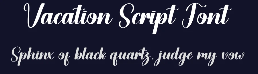 Vacation Script Font by creativeletter — Script Handwritten Font — thumbnail 2