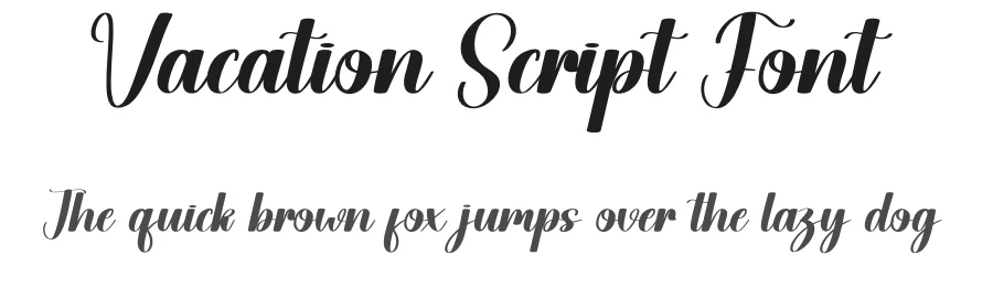 Vacation Script Font by creativeletter — Script Handwritten Font