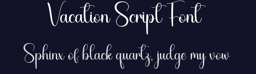 Vacation Script Font by creativeletter — Script Handwritten Font — thumbnail 2
