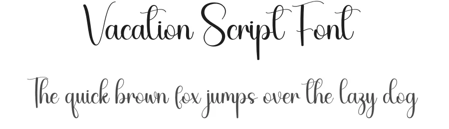 Vacation Script Font by creativeletter — Script Handwritten Font