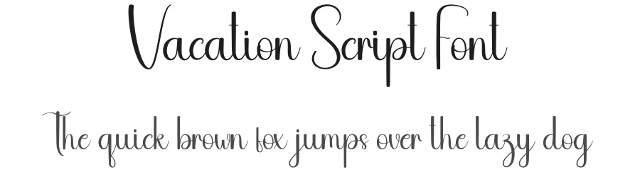 Vacation Script Font by andikastudio — Script Handwritten Font