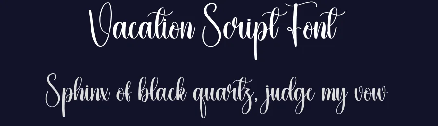 Vacation Script Font by creativeletter — Script Handwritten Font — thumbnail 2