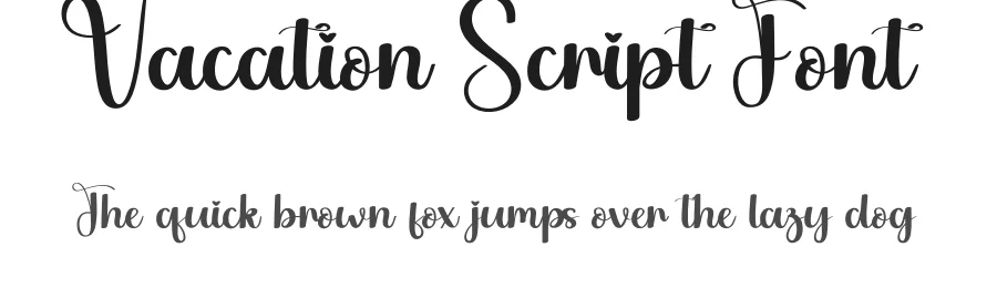 Vacation Script Font by andikastudio — Script Handwritten Font