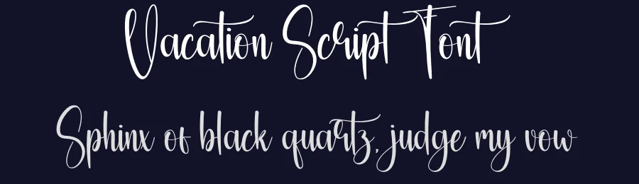 Vacation Script Font by andikastudio — Script Handwritten Font — thumbnail 2