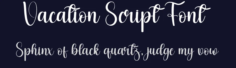 Vacation Script Font by andikastudio — Script Handwritten Font — thumbnail 2