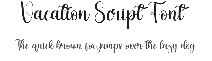 Vacation Script Font by andikastudio — Script Handwritten Font