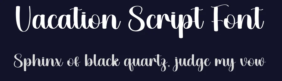 Vacation Script Font by creativeletter — Script Handwritten Font — thumbnail 2