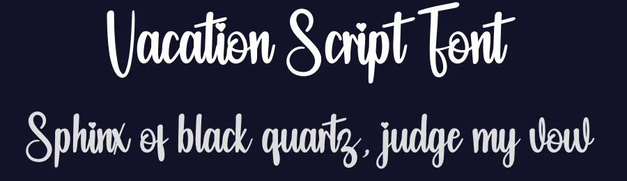 Vacation Script Font by Adeindrawan — Script Handwritten Font — thumbnail 2