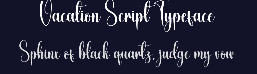 Vacation Script Typeface by creativeletter — Script Handwritten Font — thumbnail 2