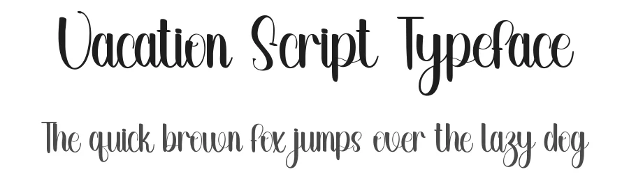 Vacation Script Typeface by inermediaSTUDIO — Script Handwritten Font