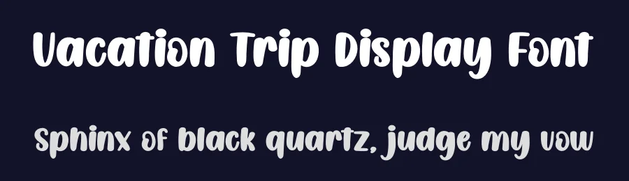 Vacation Trip Display Font by creativeletter — Script Handwritten Font — thumbnail 2
