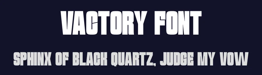 Vactory Font by Funtype — Decorative Font — thumbnail 2