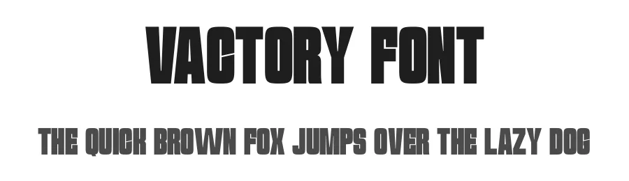 Vactory Font by Funtype — Decorative Font