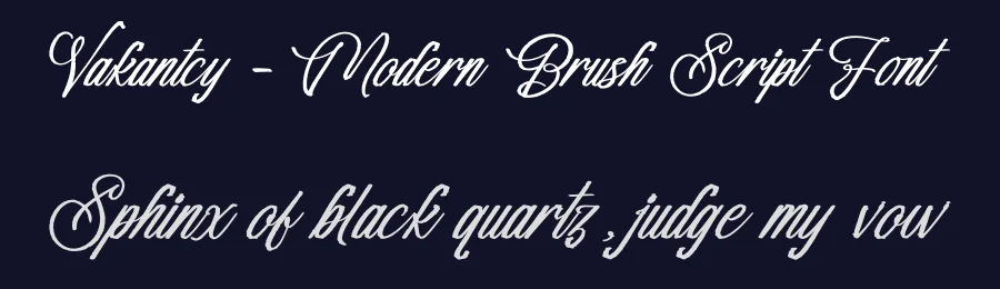 Vakantcy – Modern Brush Script Font by letterenastudios — Script Handwritten Font — thumbnail 2