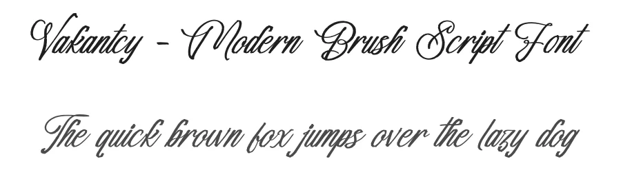 Vakantcy – Modern Brush Script Font by letterenastudios — Script Handwritten Font