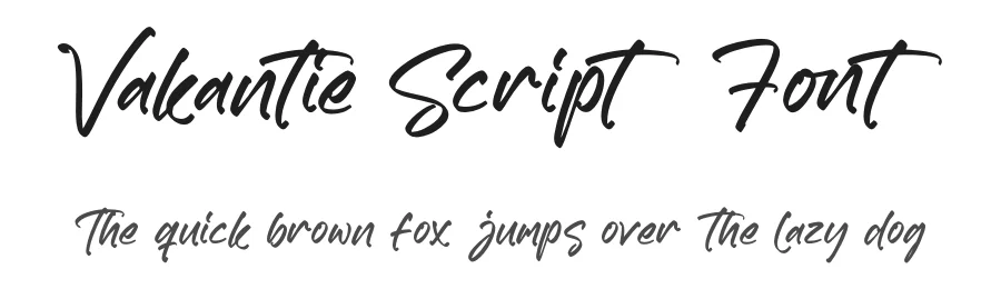 Vakantie Script Font by glorytype — Script Handwritten Font