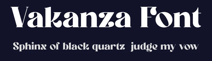 Vakanza Font by Pikgura Type — Display Font — thumbnail 2