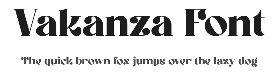 Vakanza Font by Pikgura Type — Display Font
