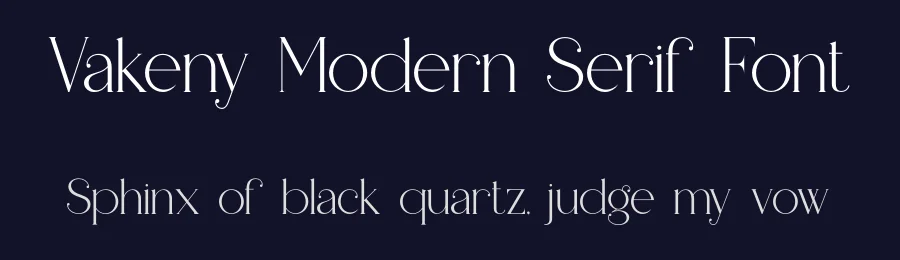 Vakeny Modern Serif Font by ErmediaStudio — Serif Font — thumbnail 2