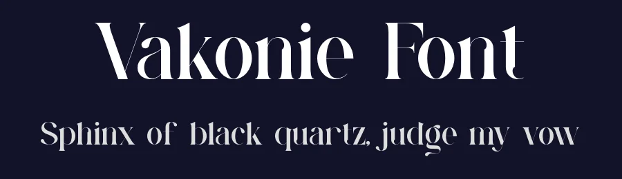 Vakonie Font by ErmediaStudio — Serif Font — thumbnail 2