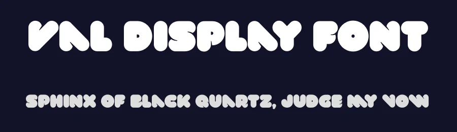 Val Display Font by Fontfabric — Display Font — thumbnail 2