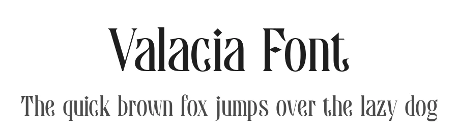 Valacia Font by craftsupplyco — Display Font