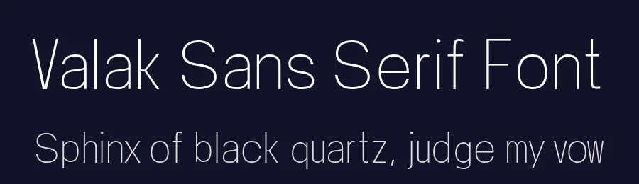 Valak Sans Serif Font by Arief rochman — Sans Serif Font — thumbnail 2