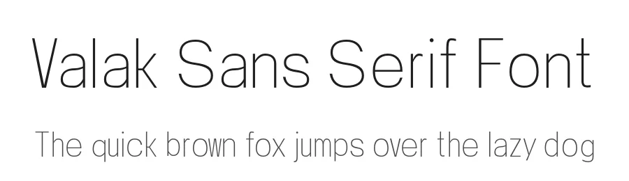 Valak Sans Serif Font by Arief rochman — Sans Serif Font