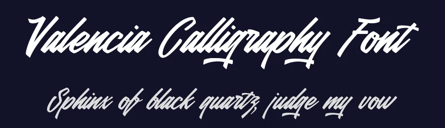 Valencia Calligraphy Font by graphicpear — Script Handwritten Font — thumbnail 2