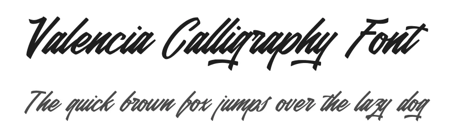 Valencia Calligraphy Font by graphicpear — Script Handwritten Font
