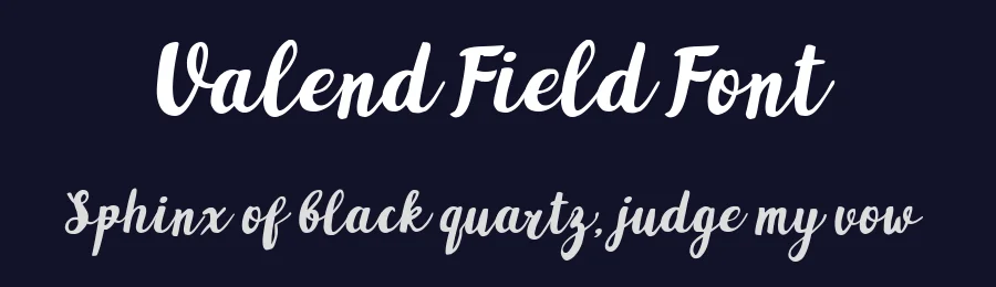 Valend Field Font by metafontsy — Decorative Font — thumbnail 2