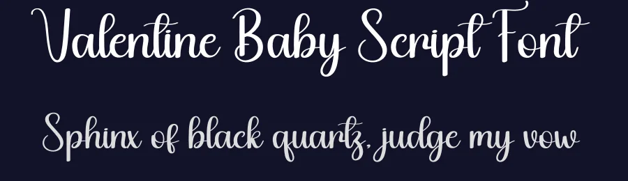 Valentine Baby Script Font by creativeletter — Script Handwritten Font — thumbnail 2