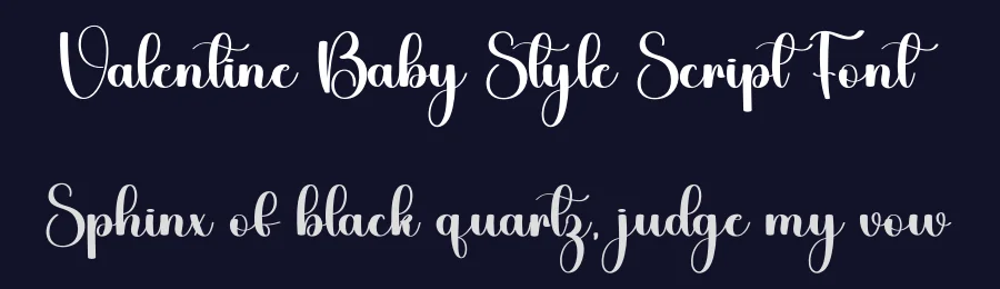 Valentine Baby Style Script Font by freshtypeink — Script Handwritten Font — thumbnail 2
